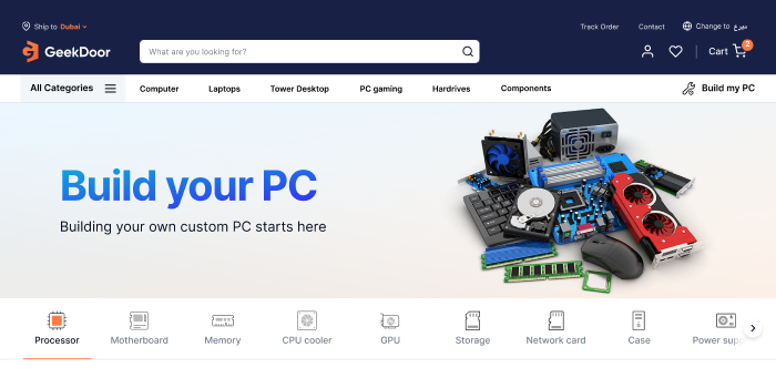 GeekDoor - Build Custom PC Online
